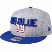 Keps New York Giants 2018 NFL Draft On-Stage Grey/Blue Snapback - New Era - Grå Snapback