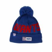 Mössa New York Giants On Field 19 Sport Knit Blue/Red Pom - New Era - Blå Tofs