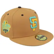New Era - MLB Brun fitted Keps - New York Giants Glazed Almond 59FIFTY World Series 10 Bronze Fitted @ Hatstore