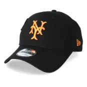New Era - MLB Svart adjustable Keps - New York Giants Cooperstown Patched 9Forty Black/Orange Adjustable @ Hatstore