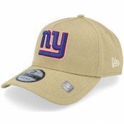 New Era - NFL Beige adjustable Keps - New York Giants Canvas Logo Essentials Khaki A-frame Adjustable @ Hatstore