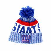 New Era - NFL Blå pom Beanie - New York Giants Sport Knit Blue Pom @ Hatstore