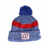 New Era - NFL Blå pom Beanie - New York Giants Sport Knitted NFL Sideline 23 Blue Pom @ Hatstore