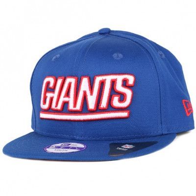 New Era - NFL Blå snapback Keps - Kids NY Giants Team Pop Word 9Fifty Snapback @ Hatstore
