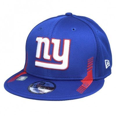 New Era - NFL Blå snapback Keps - New York Giants NFL21 Side Line 9FIFTY Royal Snapback @ Hatstore
