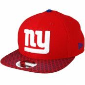 New Era - NFL Röd snapback Keps - New York Giants Sideline 9Fifty Red Snapback @ Hatstore