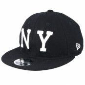 New Era - NFL Svart snapback Keps - New York Giants New York Giants Coop Flannel Retro Cap 9Fifty Black Strapback @ Hatstore