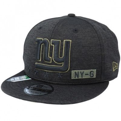 New Era - NFL Svart snapback Keps - New York Giants Salute To Service NFL 20 Heather Black Snapback @ Hatstore