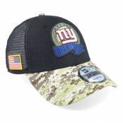 New Era - NFL Svart trucker Keps - New York Giants M 9FORTY NFL Salute To Service 22 Black/Camo Trucker @ Hatstore