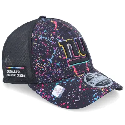 New Era - NFL Svart trucker Keps - New York Giants NFL Crucial Catch 9FORTY A-Frame Trucker @ Hatstore
