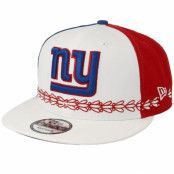 New Era - NFL Vit snapback Keps - New York Giants 9Fifty NFL Draft 2019 White/Red/Blue Snapback @ Hatstore