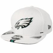 Keps Philadelphia Eagles 9Fifty On Field 19 Training White Snapback - New Era - Vit Snapback
