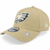 New Era - NFL Beige adjustable Keps - Philadelphia Eagles Canvas Logo Essentials Khaki A-frame Adjustable @ Hatstore