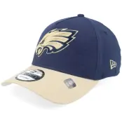 New Era - NFL Blå adjustable Keps - Philadelphia Eagles Moleskin Crown Navy/Stone A-frame Adjustable @ Hatstore