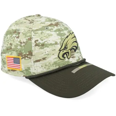 New Era - NFL Camo fitted Keps - Philadelphia Eagles NFL 39THIRTY Salute To Service Camo Fitted @ Hatstore