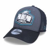 New Era - NFL Grå flexfit Keps - Philadelphia Eagles 39Thirty NFL21 Draft Dark Grey/Black Flexfit @ Hatstore