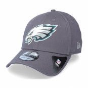 New Era - NFL Grå flexfit Keps - Philadelphia Eagles NFL Team Dark Grey 39Thirty Flexfit @ Hatstore