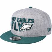 New Era - NFL Grå snapback Keps - Philadelphia Eagles 2018 NFL Draft On-Stage Grey/Teal Snapback @ Hatstore