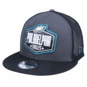 New Era - NFL Grå trucker Keps - Philadelphia Eagles 9Fifty NFL21 Draft Dark Grey/Black Trucker @ Hatstore