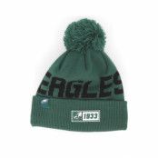 New Era - NFL Grön pom Beanie - Philadelphia Eagles On Field 19 Sport Knit Green/Black Pom @ Hatstore