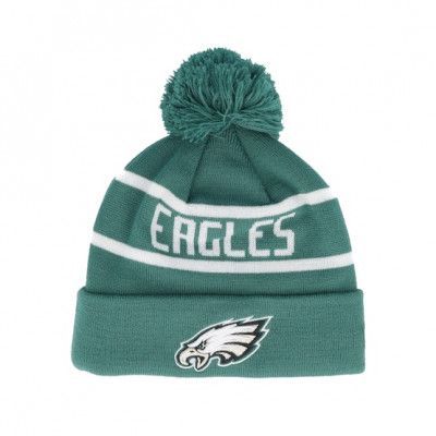 New Era - NFL Grön pom Beanie - Philadelphia Eagles Otc NFL Jake Green Pom @ Hatstore