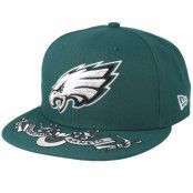 New Era - NFL Grön snapback Keps - Philadelphia Eagles 9Fifty NFL Draft 2019 Green Snapback @ Hatstore