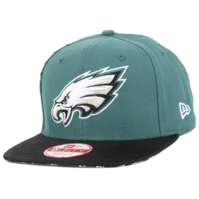 New Era - NFL Grön snapback Keps - Philadelphia Eagles NFL Sideline 9Fifty Snapback @ Hatstore