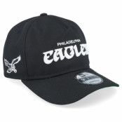 New Era - NFL Svart adjustable Keps - Philadelphia Eagles NFL Coaches 9FIFTY A-frame Black/White Adjustable @ Hatstore