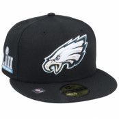 New Era - NFL Svart fitted Keps - Philadelphia Eagles NFL Patch Up 59FIFTY Black Fitted @ Hatstore