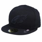 New Era - NFL Svart fitted Keps - Philadelphia Eagles Team Tonal NFL 59Fifty Black/Black Fitted @ Hatstore