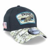 New Era - NFL Svart flexfit Keps - Philadelphia Eagles NFL21 Salute To Service 39THIRTY Black/Camo Flexfit @ Hatstore