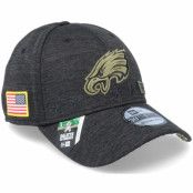 New Era - NFL Svart flexfit Keps - Philadelphia Eagles Salute To Service 39Thirty NFL 20 Heather Black Flexfit @ Hatstore