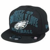 New Era - NFL Svart snapback Keps - Philadelphia Eagles NFL 20 Draft Alt 9Fifty Black Snapback @ Hatstore