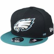 New Era - NFL Svart snapback Keps - Philadelphia Eagles NFL 20 Side Lines Home Em 9Fifty OTC Black/Teal Snapback @ Hatstore