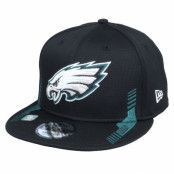 New Era - NFL Svart snapback Keps - Philadelphia Eagles NFL21 Side Line 9FIFTY Black Snapback @ Hatstore