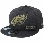 New Era - NFL Svart snapback Keps - Philadelphia Eagles Salute To Service NFL 20 Heather Black Snapback @ Hatstore