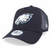 New Era - NFL Svart trucker Keps - Hatstore Exclusive x Philadelphia Eagles Home A-Frame Black Trucker @ Hatstore