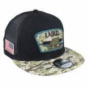 New Era - NFL Svart trucker Keps - Philadelphia Eagles NFL21 Salute To Service 9FIFTY Black/Camo Trucker @ Hatstore