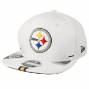 Keps Pittsburgh Steelers 9Fifty On Field 19 Training White Snapback - New Era - Vit Snapback