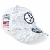 New Era - NFL Camo adjustable Keps - Pittsburgh Steelers Nfl24 Salute To Service 9FORTY Camo/White Adjustable @ Hatstore