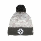 New Era - NFL Camo pom Beanie - Pittsburgh Steelers Nfl24 Salute To Service Camo/Graphite Pom @ Hatstore