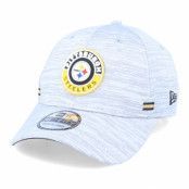 New Era - NFL Grå flexfit Keps - Pittsburgh Steelers NFL 20 On Field Road 39Thirty Grey Flexfit @ Hatstore