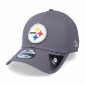 New Era - NFL Grå flexfit Keps - Pittsburgh Steelers NFL Team 39Thirty Dark Grey Flexfit @ Hatstore