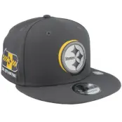 New Era - NFL Grå snapback Keps - Pittsburgh Steelers NFL24 Draft 9FIFTY Grey/Yellow Snapback @ Hatstore