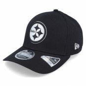 New Era - NFL Svart adjustable Keps - Hatstore Exclusive x Pittsburgh Steelers Essential 9Fifty Stretch Black Adjustable @ Hatstore