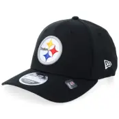 New Era - NFL Svart adjustable Keps - Pittsburgh Steelers NFL Team 9FORTY M-Crown Black Adjustable @ Hatstore
