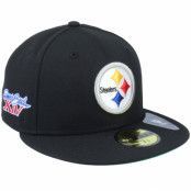 New Era - NFL Svart fitted Keps - Pittsburgh Steelers Retro Sports 59Fifty OTC Black Fitted @ Hatstore