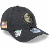 New Era - NFL Svart flexfit Keps - Pittsburgh Steelers Salute To Service 39Thirty NFL 20 Heather Black Flexfit @ Hatstore