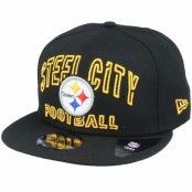 New Era - NFL Svart snapback Keps - Pittsburgh Steelers NFL 20 Draft Alt 9Fifty Black Snapback @ Hatstore