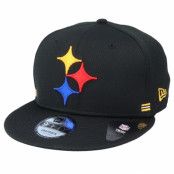 New Era - NFL Svart snapback Keps - Pittsburgh Steelers NFL 20 Side Lines Home Em 9Fifty OTC Black Snapback @ Hatstore